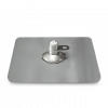 Pendulum effect anchorage flat roof, tieback anchor point