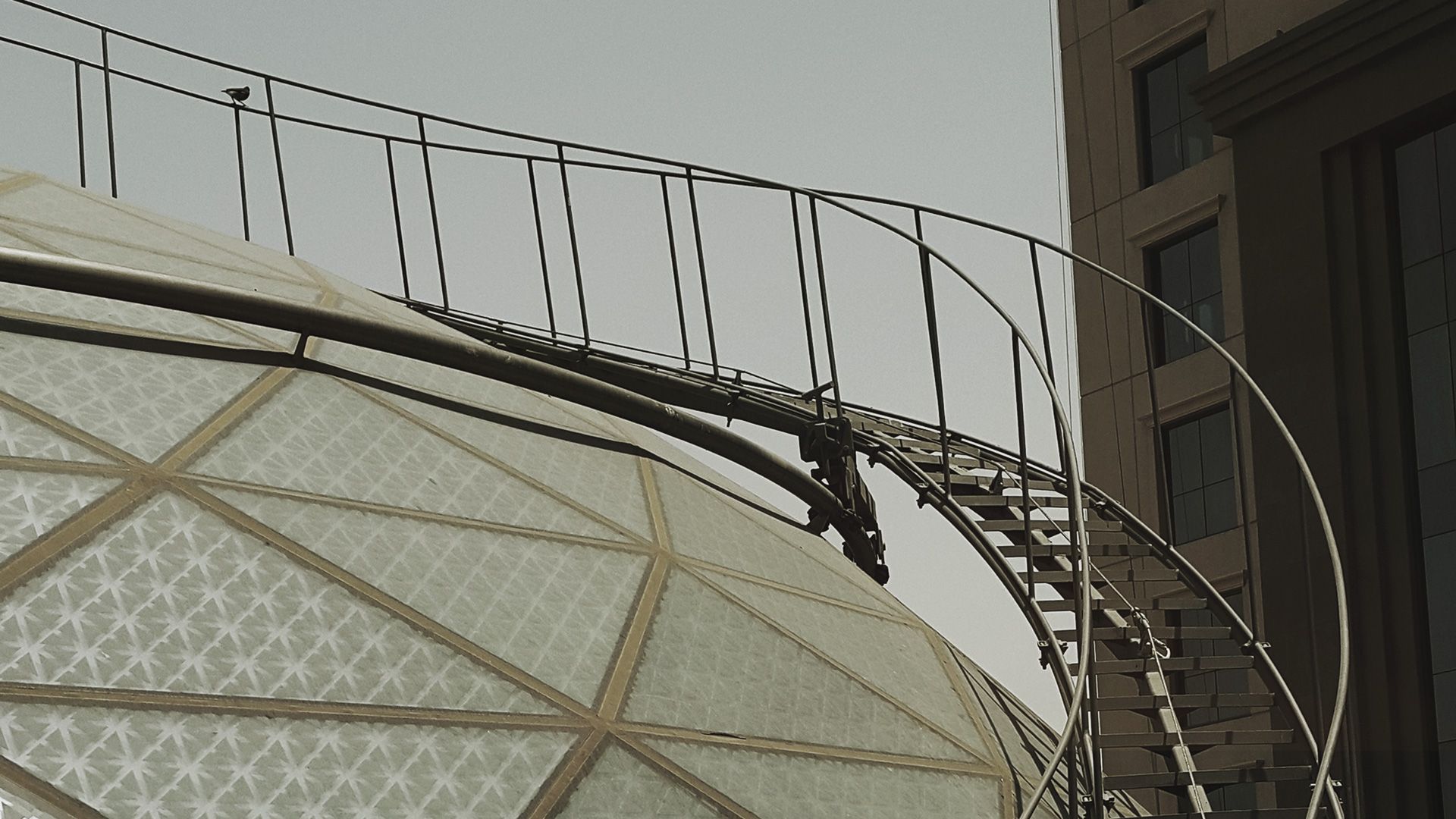 Lifeline on the roof of the Dubai mall