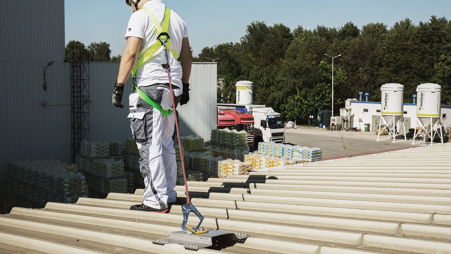 Installation at Saint-Gobain glass plant