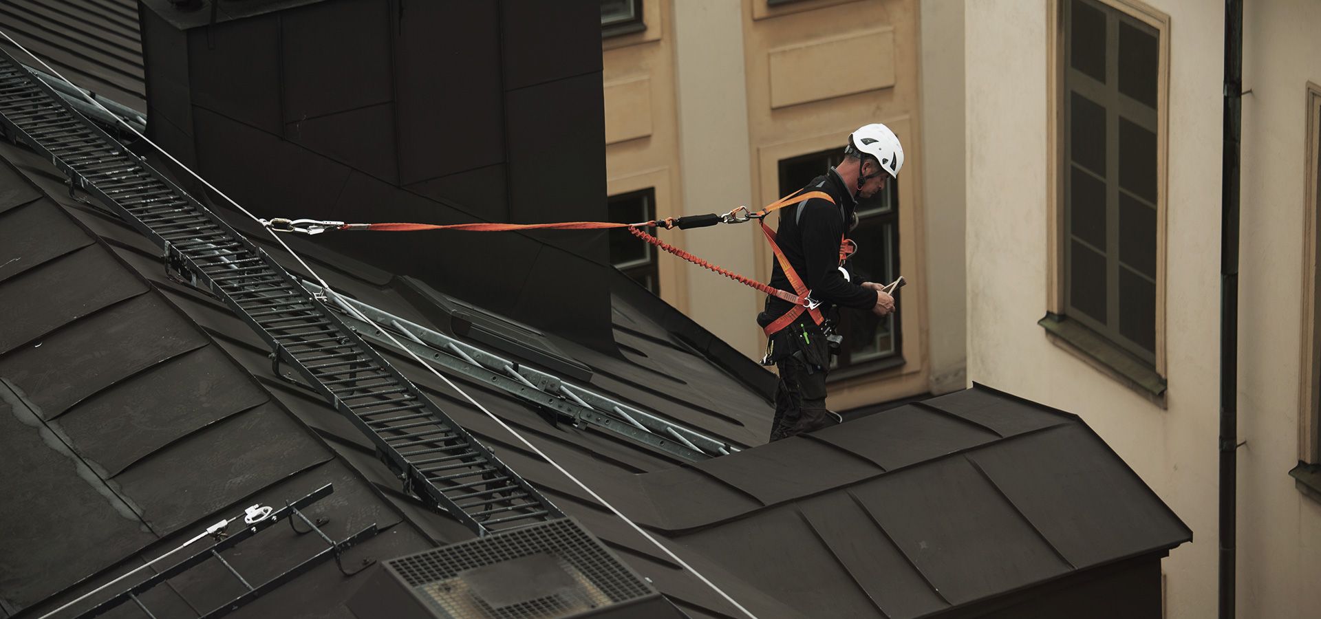 Securope lifeline installed on snow grids