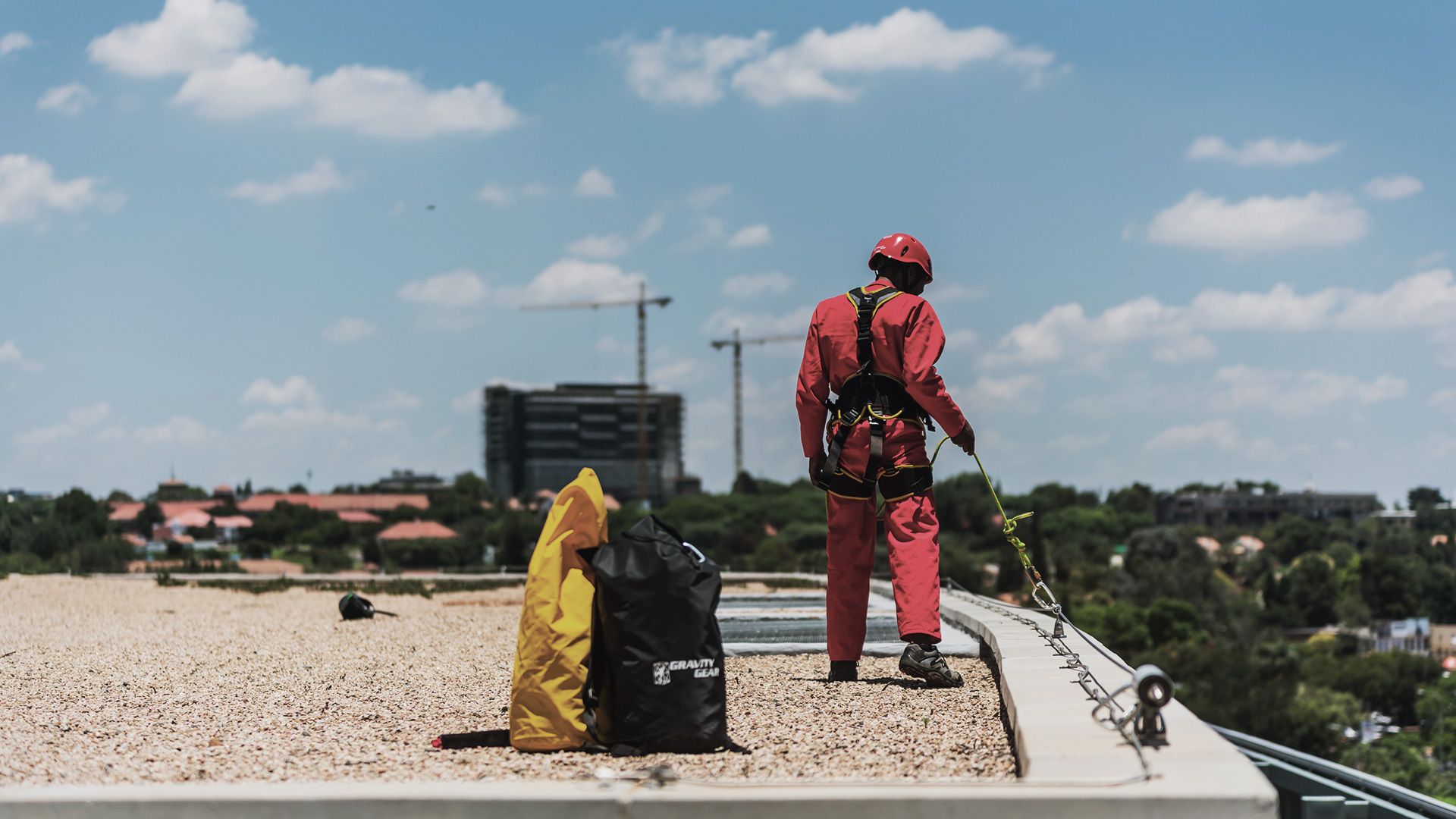 Securope lifeline on concrete