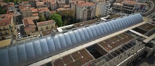 Securail monorail lifeline installation in Montpellier railway station