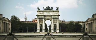 Securope engineered fall protection Arco della pace Milano