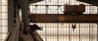 Securope overhead lifeline steel industry Belval Luxembourg
