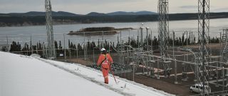 Lifeline on cold deck Newfoundland