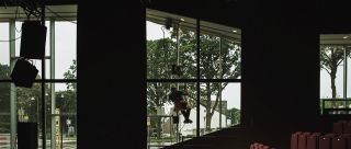 RopeClimber SafeAccess C person lifting hoist in a cultural center