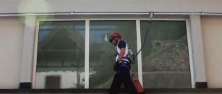 Protection from height cleaning windows