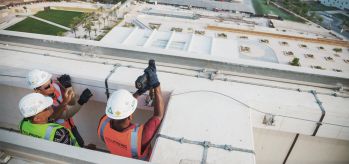 The SecuRope cable lifeline was installed in Qatar Foundation