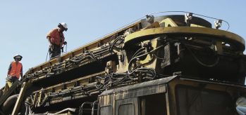 Securope lifeline on train roof - Australia