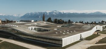 mobile fall arrest beam EPFL Lausanne