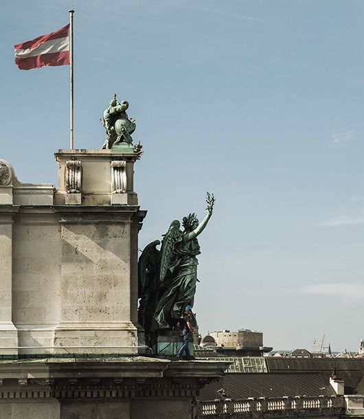 Fallprotec systems on the Hofburg in Vienna (AT)